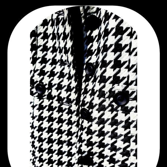 VINTAGE GIRLS HERRINGBONE CAR COAT - Picture 5 of 5